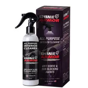 Car Interior Cleaner & Protectant - Interior Detailer Spray with UV Defense, Streak-Free Car Cleaning Spray for Dashboard, Leather, Vinyl, Plastic & Rubber - Trucks, SUVs & RVs - 8 fl oz Car Interior Cleaner & Protectant - Interior Detailer Spray with UV Defense, Streak-Free Car Cleaning Spray for Dashboard, Leather, Vinyl, Plastic & Rubber - Trucks, SUVs & RVs - 8 fl oz