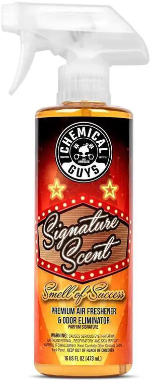 AIR_069_16 Signature Scent Premium Air Freshener and Odor Eliminator, Smell of Success (Great for Cars, Trucks, SUVs, RVs, Home, Office & More) 16 fl oz AIR_069_16 Signature Scent Premium Air Freshener and Odor Eliminator, Smell of Success (Great for Cars, Trucks, SUVs, RVs, Home, Office & More) 16 fl oz
