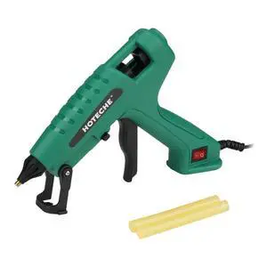 Hot Glue Gun, 60W with 2 Pcs 11mm Glue Sticks, High-Temp Craft Glue Gun for 10.8-11.5MM Sticks, Color Box Packaging Hot Glue Gun, 60W with 2 Pcs 11mm Glue Sticks, High-Temp Craft Glue Gun for 10.8-11.5MM Sticks, Color Box Packaging