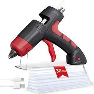 Cordless Hot Glue Gun Kit, 90s Fast Heating, Mini glue gun and sticks set with 2600mAh Type-C Rechargeable,30 Glue Sticks,Classroom Must Haves, Crafting Supplies, Ideal for DIY Crafts, Home Repairs Cordless Hot Glue Gun Kit, 90s Fast Heating, Mini glue gun and sticks set with 2600mAh Type-C Rechargeable,30 Glue Sticks,Classroom Must Haves, Crafting Supplies, Ideal for DIY Crafts, Home Repairs