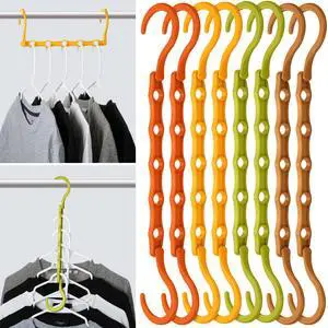 Space Saving Hangers, 8 pcs, 360° Rotating Hooks Space Saving Hangers, 8 pcs, 360° Rotating Hooks