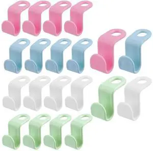 Clothes Hanger Connector Hooks Plastic Cascading Hanger Saving Organizer Hanger Hooks for Heavy Duty Clothes Closet(20 Pieces) Clothes Hanger Connector Hooks Plastic Cascading Hanger Saving Organizer Hanger Hooks for Heavy Duty Clothes Closet(20 Pieces)