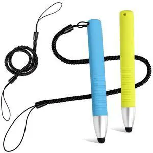 2pcs Kid-Friendly Stylus Pens for Touch Screens, Capacitive Stylus Pen with Spring Cord, Kid Tablet Stylus Pen Children's Crayon Stylus Pen for Touch Screen Devices Smartphones Tablets 2pcs Kid-Friendly Stylus Pens for Touch Screens, Capacitive Stylus Pen with Spring Cord, Kid Tablet Stylus Pen Children's Crayon Stylus Pen for Touch Screen Devices Smartphones Tablets
