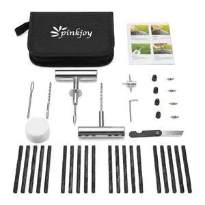 36 Pcs Tire Plug Kit, Heavy Duty Tire Repair Kit for Car, Motorcycle, ATV, Jeep, Truck, Tractor Flat Tire Puncture Repair Tools 36 Pcs Tire Plug Kit, Heavy Duty Tire Repair Kit for Car, Motorcycle, ATV, Jeep, Truck, Tractor Flat Tire Puncture Repair Tools