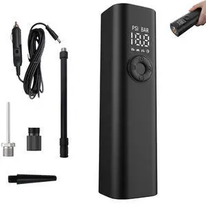 Mini Tire Inflator Portable Air Compressor, 150PSI 12V DC Corded Car Tire Pump, Batteryless Electric Air Pump with Digital Pressure Gauge, Auto Shut-Off, LED Light for Car, Motorcycle, Bicycle Mini Tire Inflator Portable Air Compressor, 150PSI 12V DC Corded Car Tire Pump, Batteryless Electric Air Pump with Digital Pressure Gauge, Auto Shut-Off, LED Light for Car, Motorcycle, Bicycle