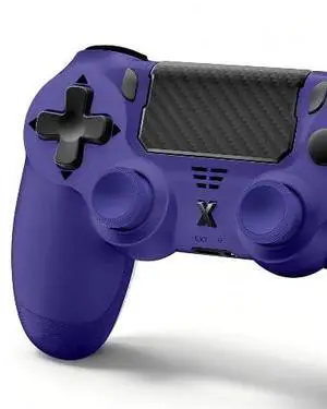 Wireless Controller for PS-4, Gamepad with Dual Vibration/Hall Effect Joysticks/Six-axis Gyroscope Sensor/Touchpad, Built-in Speaker & Headphone Jack, Compatible with PS4/Slim/Pro Console/PC Wireless Controller for PS-4, Gamepad with Dual Vibration/Hall Effect Joysticks/Six-axis Gyroscope Sensor/Touchpad, Built-in Speaker & Headphone Jack, Compatible with PS4/Slim/Pro Console/PC