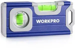 4-1/2 Inch Mini Magnetic Pocket Level, Aluminum Alloy, Cobalt Blue 4-1/2 Inch Mini Magnetic Pocket Level, Aluminum Alloy, Cobalt Blue