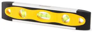 Magnetic Level Shockproof Torpedo Leveler Box Spirit 9 Inch Top Vial Alloy Frame 180 90 45 Degree Bubble Magnetic Level Shockproof Torpedo Leveler Box Spirit 9 Inch Top Vial Alloy Frame 180 90 45 Degree Bubble