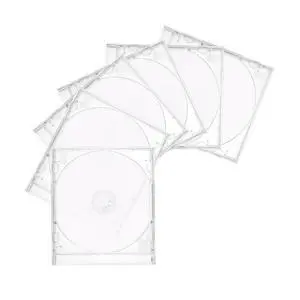 6PCS Car Standard Single Clear CD Jewel Case, Plastic Discs Storage Jewel Case for Protection Replacement, CD DVD Cover Holder with Assembled Tray, Universal for Vehicles (Transparent) 6PCS Car Standard Single Clear CD Jewel Case, Plastic Discs Storage Jewel Case for Protection Replacement, CD DVD Cover Holder with Assembled Tray, Universal for Vehicles (Transparent)
