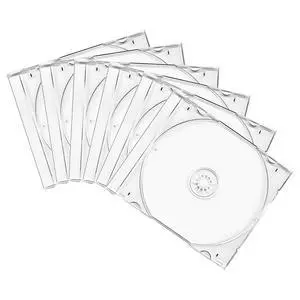 6 PCS Standard Single Clear CD Jewel Case, 10mm Vehicle Slim Clear Disc DVD Cases with Assembled Tray, Single CD Protective Cover Plastic Storage Box Replacement for Cars (Transparent) 6 PCS Standard Single Clear CD Jewel Case, 10mm Vehicle Slim Clear Disc DVD Cases with Assembled Tray, Single CD Protective Cover Plastic Storage Box Replacement for Cars (Transparent)
