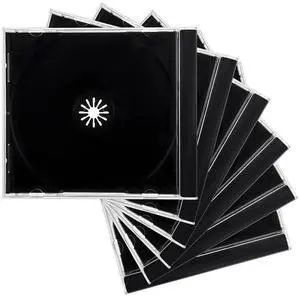 6 PCS Standard Single Clear CD Jewel Case, 10 mm Slim Plastic DVD Storage Cases with Assembled Tray, Universal Single CD Protective Cover Replacement for Most Vehicles 6 PCS Standard Single Clear CD Jewel Case, 10 mm Slim Plastic DVD Storage Cases with Assembled Tray, Universal Single CD Protective Cover Replacement for Most Vehicles