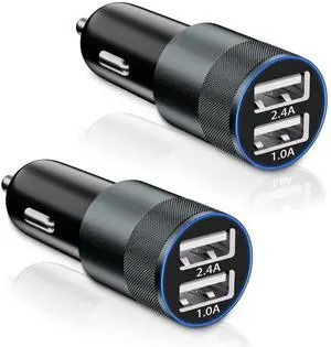USB Car Charger Adapter,2 Pack(3.4A) Fast Car Charger Dual USB Ports Fast Charging Cigarette Lighter Adapter Rapid Plug Car Charger Compatible with iPhone Air/17 Pro Max/16e/16 Pro/15 Plus/14/13/12/11 USB Car Charger Adapter,2 Pack(3.4A) Fast Car Charger Dual USB Ports Fast Charging Cigarette Lighter Adapter Rapid Plug Car Charger Compatible with iPhone Air/17 Pro Max/16e/16 Pro/15 Plus/14/13/12/11