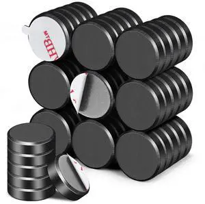 Small Magnets with Adhesive Backing 50Pcs, Round Disc Ceramic Magnets for Crafts, Premium Flat Circle Refrigerator Magnet for Whiteboard, Ferrite Magnet for DIY, Hobbies, Science-0.71x0.12inch Small Magnets with Adhesive Backing 50Pcs, Round Disc Ceramic Magnets for Crafts, Premium Flat Circle Refrigerator Magnet for Whiteboard, Ferrite Magnet for DIY, Hobbies, Science-0.71x0.12inch