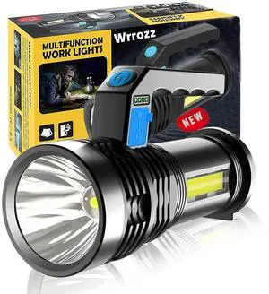 LED Flashlight USB Rechargeable Spotlight 4 Modes with Side Light LED Flashlight USB Rechargeable Spotlight 4 Modes with Side Light