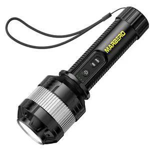 Rechargeable Flashlight High Lumens with 4000mAh Battery Focused Beam Super Bright LED Powerful Flashlight 3 Modes Tactical Compact Portable Flashlight Rechargeable Flashlight High Lumens with 4000mAh Battery Focused Beam Super Bright LED Powerful Flashlight 3 Modes Tactical Compact Portable Flashlight