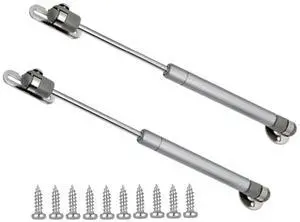 Gas Struts 10 inch, 20N/4.4lb Gas Springs, Lift Support, Lid Stay, Silver 2Pcs Gas Struts 10 inch, 20N/4.4lb Gas Springs, Lift Support, Lid Stay, Silver 2Pcs