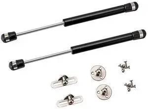 2 Pack Extended 10 inch Gas Prop Force 100N/22LB Gas Struts Black Gas Springs/Window Lift and Lid Support/Gas Shocks for RV Bed Platform/Floor Hatch/Outdoor Bench/Cabinet/Tool Box 2 Pack Extended 10 inch Gas Prop Force 100N/22LB Gas Struts Black Gas Springs/Window Lift and Lid Support/Gas Shocks for RV Bed Platform/Floor Hatch/Outdoor Bench/Cabinet/Tool Box