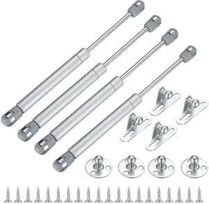 4 Pcs Gas Springs,100N/22.5LB Gas Struts Lift Supports,Gas Shocks, Soft Close Hinges,Furniture Cabinet Door Lid Stay,Hydraulic Gas Lift Spring Stay for Cabinet,Storage Box Spring Struts -10.43" 4 Pcs Gas Springs,100N/22.5LB Gas Struts Lift Supports,Gas Shocks, Soft Close Hinges,Furniture Cabinet Door Lid Stay,Hydraulic Gas Lift Spring Stay for Cabinet,Storage Box Spring Struts -10.43"