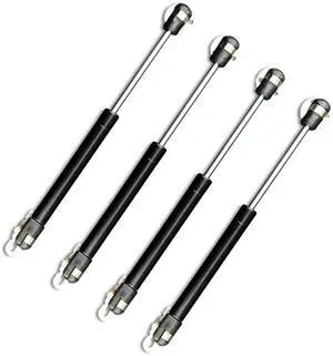 100N/22.5lb Gas Struts 10 Inch Gas Struts Lift Supports Gas Spring Lid Support Gas Props/Shocks, Set of 4 100N/22.5lb Gas Struts 10 Inch Gas Struts Lift Supports Gas Spring Lid Support Gas Props/Shocks, Set of 4