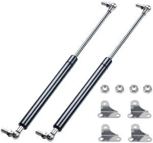 15 Inch Gas Struts 100lb (2 Pack) with Brackets, Heavy Duty Lift Support for Motorhome Bed, RV Door, Boat Hatch, Camper Shell, Tool Box Lid, Cabinet - Hydraulic Shock Springs 15 Inch Gas Struts 100lb (2 Pack) with Brackets, Heavy Duty Lift Support for Motorhome Bed, RV Door, Boat Hatch, Camper Shell, Tool Box Lid, Cabinet - Hydraulic Shock Springs
