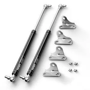 Gas Struts 15 Inch - 300N/67Lb with Mounting Brackets, 2pcs Gas Struts 15 Inch - 300N/67Lb with Mounting Brackets, 2pcs