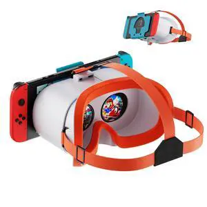 VR Headset for Nintendo Switch & Switch OLED, Upgraded Switch Virtual Reality Glasses with Adjustable HD Lenses and Comfortable Head Strap, Labo VR Kit 3D Goggles for Switch Accessories VR Headset for Nintendo Switch & Switch OLED, Upgraded Switch Virtual Reality Glasses with Adjustable HD Lenses and Comfortable Head Strap, Labo VR Kit 3D Goggles for Switch Accessories