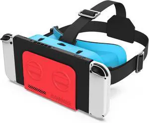 VR Headset, Designed for Nintendo Switch & Switch OLED Accessories for Switch VR Games, Labo VR and YouTube VR, VR Glasses with Adjustable Pupil Distance and Adjustable Switch Goggles Strap VR Headset, Designed for Nintendo Switch & Switch OLED Accessories for Switch VR Games, Labo VR and YouTube VR, VR Glasses with Adjustable Pupil Distance and Adjustable Switch Goggles Strap