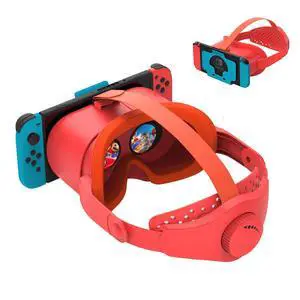 Upgraded VR Headset for Nintendo Switch & Switch OLED Model, Switch VR Virtual Boy Games Glasses with Adjustable HD Lenses and Head Strap with Rotary Button, Labo VR for Switch Accessory(Orange&Blue) Upgraded VR Headset for Nintendo Switch & Switch OLED Model, Switch VR Virtual Boy Games Glasses with Adjustable HD Lenses and Head Strap with Rotary Button, Labo VR for Switch Accessory(Orange&Blue)