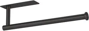 Paper Towel Holder - Under Cabinet Paper Towel Bar for Kitchen, Wall Mount Self Adhesive or Drilling Paper Towel Rack, 304 Stainless Steel (Black) Paper Towel Holder - Under Cabinet Paper Towel Bar for Kitchen, Wall Mount Self Adhesive or Drilling Paper Towel Rack, 304 Stainless Steel (Black)