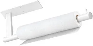 Paper Towel Holder, Self Adhesive or Drilling Paper Towel Holder Under Cabinet, Stainless Steel Paper Towel Holders Wall Mount for Kitchen, Bathroom, Sink, Pantry, Fridge (White) Paper Towel Holder, Self Adhesive or Drilling Paper Towel Holder Under Cabinet, Stainless Steel Paper Towel Holders Wall Mount for Kitchen, Bathroom, Sink, Pantry, Fridge (White)