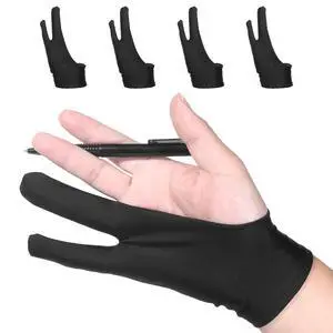 4 Pack Drawing Glove Digital Drawing Art Glove Palm Rejection for Capacitive Touch Screen Artist Right/Left Hand Graphic Tablet, Graphics Monitor Digital Sketching, Coloring Two Finger Gloves 4 Pack Drawing Glove Digital Drawing Art Glove Palm Rejection for Capacitive Touch Screen Artist Right/Left Hand Graphic Tablet, Graphics Monitor Digital Sketching, Coloring Two Finger Gloves