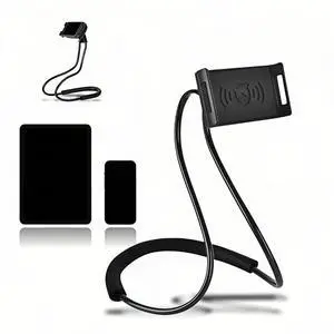 Lazy Phone Holder, 27.6" Flexible Arm Phone Mount, Black Lazy Phone Holder, 27.6" Flexible Arm Phone Mount, Black