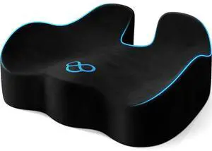 Seat Cushion, Memory Foam Chair Cushions for Tailbone/Sciatica Easing, Chair Pillow with Handles for Car, Office Chair Cushion with Non-Slip Design, Ideal for Post-Surgery Recovery(Black) Seat Cushion, Memory Foam Chair Cushions for Tailbone/Sciatica Easing, Chair Pillow with Handles for Car, Office Chair Cushion with Non-Slip Design, Ideal for Post-Surgery Recovery(Black)
