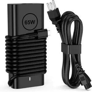 65W Dell Laptop Charger USB C, Computer Power Cord for Laptops, Replacement Dell Chromebook Charger 3100 3110 3400, Latitude 5420 5520 7420 5400 5300 5500, XPS 13 Adapter, 9Ft Type C USBC Supply 65W Dell Laptop Charger USB C, Computer Power Cord for Laptops, Replacement Dell Chromebook Charger 3100 3110 3400, Latitude 5420 5520 7420 5400 5300 5500, XPS 13 Adapter, 9Ft Type C USBC Supply