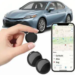 2 Pack GPS Trackers for Vehicles Work with Find My (iOS Only) Real Time Car Tracker Tags Mini Hidden Car Location Tracking Device Global Waterproof No Monthly Fee or Subscription No SIM Card Required 2 Pack GPS Trackers for Vehicles Work with Find My (iOS Only) Real Time Car Tracker Tags Mini Hidden Car Location Tracking Device Global Waterproof No Monthly Fee or Subscription No SIM Card Required