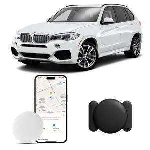 GPS Tracker for Vehicles, 1PCS Real Time Tracking, Tracker Device for Vehicles, Work with Find My (iOS Only), MINI Magnetic Car Tracker Device Hidden, No Monthly Fee, Super Magnetic, Black GPS Tracker for Vehicles, 1PCS Real Time Tracking, Tracker Device for Vehicles, Work with Find My (iOS Only), MINI Magnetic Car Tracker Device Hidden, No Monthly Fee, Super Magnetic, Black