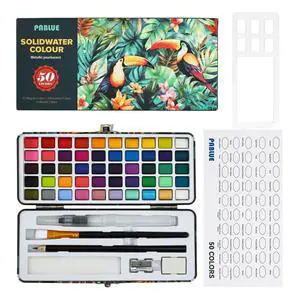 Watercolor Paint Set 50 Colors, Drawing Supplies, Amateur Hobbyists Watercolor Paint Set 50 Colors, Drawing Supplies, Amateur Hobbyists