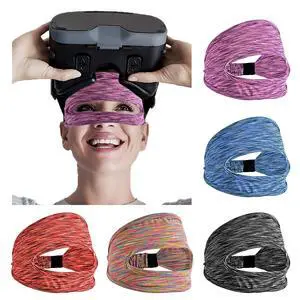 5 Pack VR Eye Mask, Adjustable Breathable VR Sweat Band for Oculus Quest 2, HTC Vive, PS, Gear, VR Workouts 5 Pack VR Eye Mask, Adjustable Breathable VR Sweat Band for Oculus Quest 2, HTC Vive, PS, Gear, VR Workouts