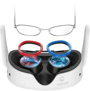Glasses Spacer Compatible with Oculus Quest 3S/Quest 2/Rift S Accessories, Soft Silicone Anti-Scratch Ring, Protect VR Lens and Prescription Glasses from scratchingsNot Compatible with Quest 3 Glasses Spacer Compatible with Oculus Quest 3S/Quest 2/Rift S Accessories, Soft Silicone Anti-Scratch Ring, Protect VR Lens and Prescription Glasses from scratchingsNot Compatible with Quest 3