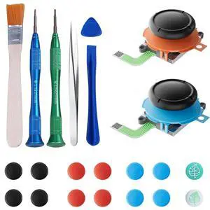 Joystick Replacement Kit for Nintend0 Switch2 Joycon(22 in one), Repair Kit for Switch2, Include 2 Thumbsticks, Drift Fix Tools Y / +Screwdriver, Tweezers, Pry Tools, 14 Thumbstick Grips Joystick Replacement Kit for Nintend0 Switch2 Joycon(22 in one), Repair Kit for Switch2, Include 2 Thumbsticks, Drift Fix Tools Y / +Screwdriver, Tweezers, Pry Tools, 14 Thumbstick Grips