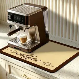 Coffee Bar Mat Dish Drying Mat for Kitchen Counter Coffee Maker Mat 12"x19" Coffee Bar Mat Dish Drying Mat for Kitchen Counter Coffee Maker Mat 12"x19"