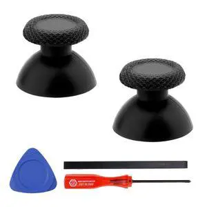 2 Pack Black OEM Thumbsticks Replacement Kit for PS Portal & for PS5 VR2, Analog Stick Caps Button for PlayStation Portal Remote Player, Repair Accessories with Repair Tools 2 Pack Black OEM Thumbsticks Replacement Kit for PS Portal & for PS5 VR2, Analog Stick Caps Button for PlayStation Portal Remote Player, Repair Accessories with Repair Tools