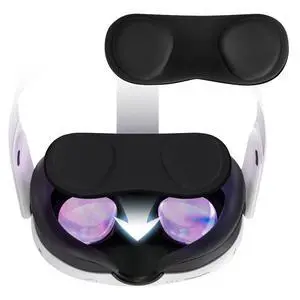 (1 Pack) VR Lens Protector Cover Compatible for Quest 3S, Quest 3/2/1, Valve Index, PICO 3/4/4 pro/4 Ultra, Dust Proof Washable Protective Sleeve Sunlight Blocking Anti-Scratch - Black (1 Pack) VR Lens Protector Cover Compatible for Quest 3S, Quest 3/2/1, Valve Index, PICO 3/4/4 pro/4 Ultra, Dust Proof Washable Protective Sleeve Sunlight Blocking Anti-Scratch - Black