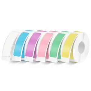 6 Rolls Colored D30 Label Tapes Compatible with Label Maker Model D30 D35, Thermal Sticker Paper 12mm x 40mm (0.47 x 1.57 Inches) Self-Adhesive LabelingTapes for Home Office 6 Rolls Colored D30 Label Tapes Compatible with Label Maker Model D30 D35, Thermal Sticker Paper 12mm x 40mm (0.47 x 1.57 Inches) Self-Adhesive LabelingTapes for Home Office