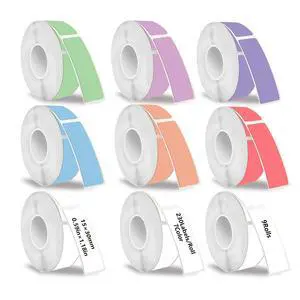 2070PCS D30 Label Tape 9 Rolls, 0.55 * 1.18inch Label Maker Tapes for Phomemo D30 Thermal Labels Printer Sticker Paper with Self-Adhesive Waterproof Adhesive Label for Office Household Supplies 2070PCS D30 Label Tape 9 Rolls, 0.55 * 1.18inch Label Maker Tapes for Phomemo D30 Thermal Labels Printer Sticker Paper with Self-Adhesive Waterproof Adhesive Label for Office Household Supplies