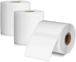 3 Rolls Thermal Label Print Stickers 1.57"x1.18" (40x30mm) Waterproof Self-Adhesive Labels for Printers - 240 Per Roll (White) 3 Rolls Thermal Label Print Stickers 1.57"x1.18" (40x30mm) Waterproof Self-Adhesive Labels for Printers - 240 Per Roll (White)