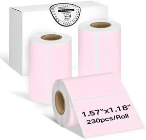 Thermal Sticker Labels, 1.57'' x 1.18" Direct Thermal Labels - 3 Rolls Thermal Sticker Labels, 1.57'' x 1.18" Direct Thermal Labels - 3 Rolls