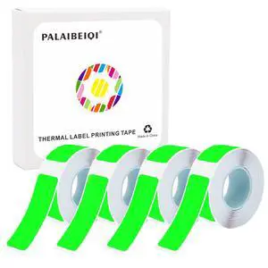 Thermal Label Tape Colored 14x40mm Fluorescent Green Printable Return Address Labels 14mm Waterproof Stickers Compatible with D30 Portable Thermal Printer, 4 Rolls, 640pcs, 0.55"x1.57" Thermal Label Tape Colored 14x40mm Fluorescent Green Printable Return Address Labels 14mm Waterproof Stickers Compatible with D30 Portable Thermal Printer, 4 Rolls, 640pcs, 0.55"x1.57"