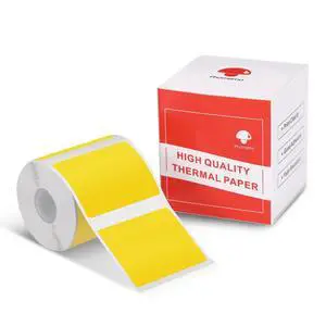 Sticker Label M110/M221/M220/M120/M200/M150 Thermal Label- Black on Yellow 1.57"x1.18"(40x30mm) for Small Business, Home, Office, 230 Labels/Roll Sticker Label M110/M221/M220/M120/M200/M150 Thermal Label- Black on Yellow 1.57"x1.18"(40x30mm) for Small Business, Home, Office, 230 Labels/Roll