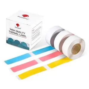 D30 Thermal Label, self-Adhesive Paper,1/2"*1 7/8" (14mm * 50mm), Compatible with PhomemoD30 Label Printer, Suitable for Home, Office, School, 130 Labels/roll, 3 RollBlue/Pink/Yellow D30 Thermal Label, self-Adhesive Paper,1/2"*1 7/8" (14mm * 50mm), Compatible with PhomemoD30 Label Printer, Suitable for Home, Office, School, 130 Labels/roll, 3 RollBlue/Pink/Yellow